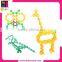 10213867 Educational baby toy Puzzle multicolour creactive snowflake bricks and blocks
