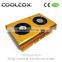 CoolCox HD-5010-21,PC SATA IDE 3.5" HARD DISK DRIVE HDD COOLER 2 FANS,HDD COOLING FANS,DUAL 50X50X10MM FANS,HDD Exhaust fan