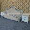 Antique furniture french bed silver wooden