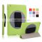 Special design 360 rotating handheld PU cover for ipad air 2 case