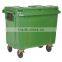 large industrial hdpe 1100 liter garbage bin