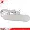 3-Outlet Travel Charger Power Strip with 3.4A Max 3 USB Ports, 1.8M Power Cord for smartphone