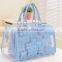 Transparent printed PVC handbag