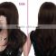High density monofilament wig synthetic asian women hair wig