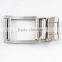 Stainless Steel Silver Adjustable White Gold Quick Release Belt Buckle
