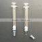 prefilled tip cap disposable syringe 3cc
