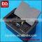 Table Hidden Aluminum Brushed Panel Desktop Flip Up Power Socket Box for Office AV Solutions