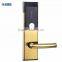 Stainless steel hotel card sensor door lock