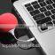 On-the-go mini sponge speaker with 3.5mm audio cable speaker