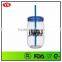 Promotional 540 ml acrylic single wall mason jars