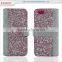 Oem Bling Diamond Flip Leather Phone Case For Iphone 5 5s 6 6s 7