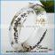 Fresh Dry real sunflower bangles women wholesale fashion clear resin bangle