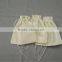 wholesale printed cotton muslin zipper bags for gift