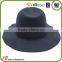 Wide Brim Flat Top Black Wool Felt Cheap Fedora Hat Rack For Men