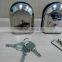 High Quality Stainless Steel Door Lock With 3 Brass Keys For Glass Door