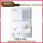 2016 new design concise marble top high end french modern Multi layer solid wood home furniture Sanitary bathroom mirror cabinet
