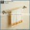 Grooming China Supplier Zinc Alloy Brush Nicked Bathroom Sanitary Items Wall Mounted Single Towel Bar