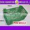 1 cavity hot/cold runner plastic injection crate mould for vegetable