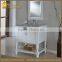 Wooden Modern Small Bathroom Cabinet With Marble Top
