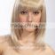 wholesale factory price blonde synthetic hair wigs for white women