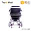 Topmedi hot sale portable outdoor folding wheelchair with big wheels for Disabled People