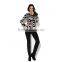 Pretty steps 2015 guangzhou winter clothing women full printed sweater fashion
