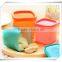 oem palstic food container, colorful plastic food container, cheap plastic food container with lids