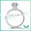 925 Sliver Finger Ring Super White Moissanite Gemstone Wedding Ring,Anniversary Ring