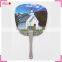 Manual hand fan custom printed, custom plastic hand fan