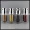 Empty skin care round beautiful color cosmetic airless bottle empty plastic bottle