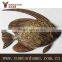 Metal decorative vivid fish wall art