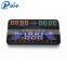 Car HUD System 5.8 Inch HUD with Multi Color Car HUD Display Universal Overspeed Warning OBD and GPS Head Up Display