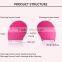 Waterproof IPX7 T-Sonic vibration face cleansing brush electric for clean and clear face wash exfoliating gel