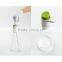 2 Pcs Controlled Flow Glass Olive Oil Vinegar Glass Cruet