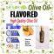 Flavored Olive Oil with Orange. Premium Quality Olive Oil. 100% Olive Oil with Orange in Glass Bottle 250 ml.