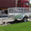 8'x5' 10 'x5' heavy duty tandem caged trailer