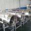 Double roller snack food seasoning machine