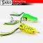 SGWF-01 artifical floating soft frog with resin skirt, 65mm/14.5g