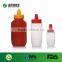 200ml China PET Acutilingual Small Flat Fan Plastic Bottle For Food Grade A44