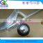metal Snow Pusher with solid tyre
