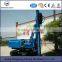 Ground screw machine pile driver, mini pile driver, hydraulic pile driver