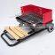 folding portable BBQ grill trolley
