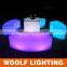 Outdoor Rechargeable Curve Ligh Up LED Chair
