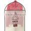 Store More Non Woven Printed Dress Suit Cover Bag with Clear PVC