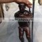 lost wax method casting bronze climbing soldier bronze statue