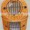 Exquisite and durable wicker pet cage , wicker cat carrier