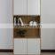 Popular natural bamboo storage cabinet beside wall for display