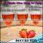 NBRSC Promotional Disposable Hard Plastic Wine Glasses drinking cups for party