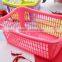 Promotional plastic large size storage basket Kitchen Accessories Wash Fruit Vegetable Sieve Storage Basket Dropping Water