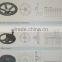 two-handle wheels Cast iron handwheels handwheels with indcator pulley